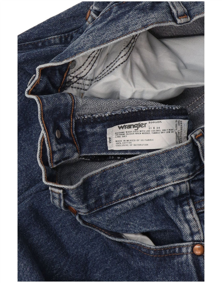 Wrangler Jean droit homme W31 L34 bleu coton