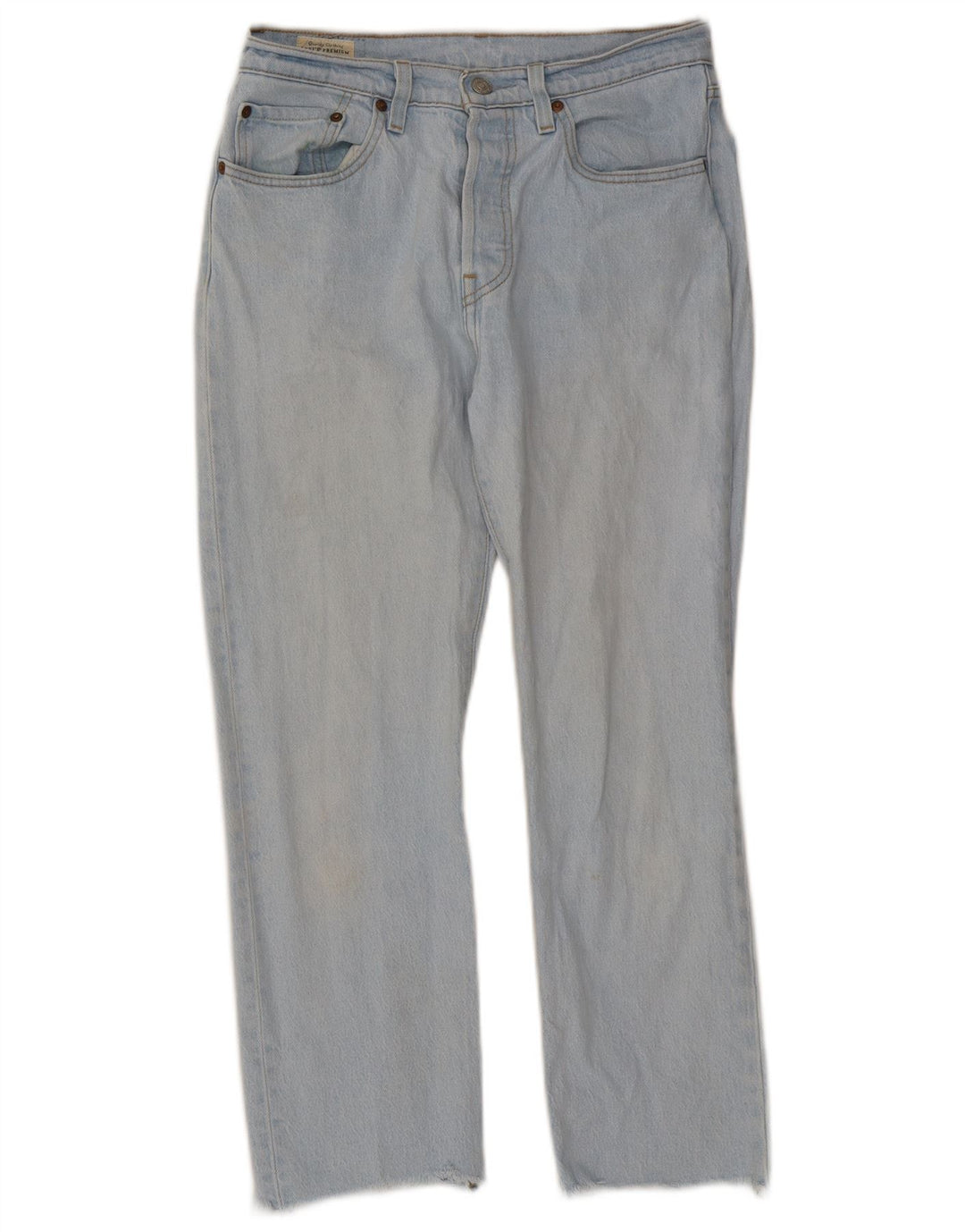Levi's Jean Droit 501 Femme W27 L26 Bleu Coton