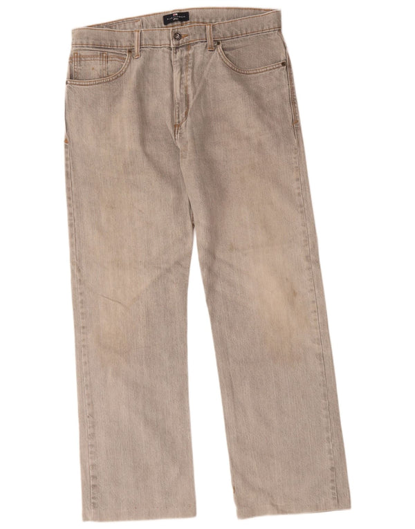 Marks & Spencer Jean droit Blue Harbor homme W34 L31 coton gris