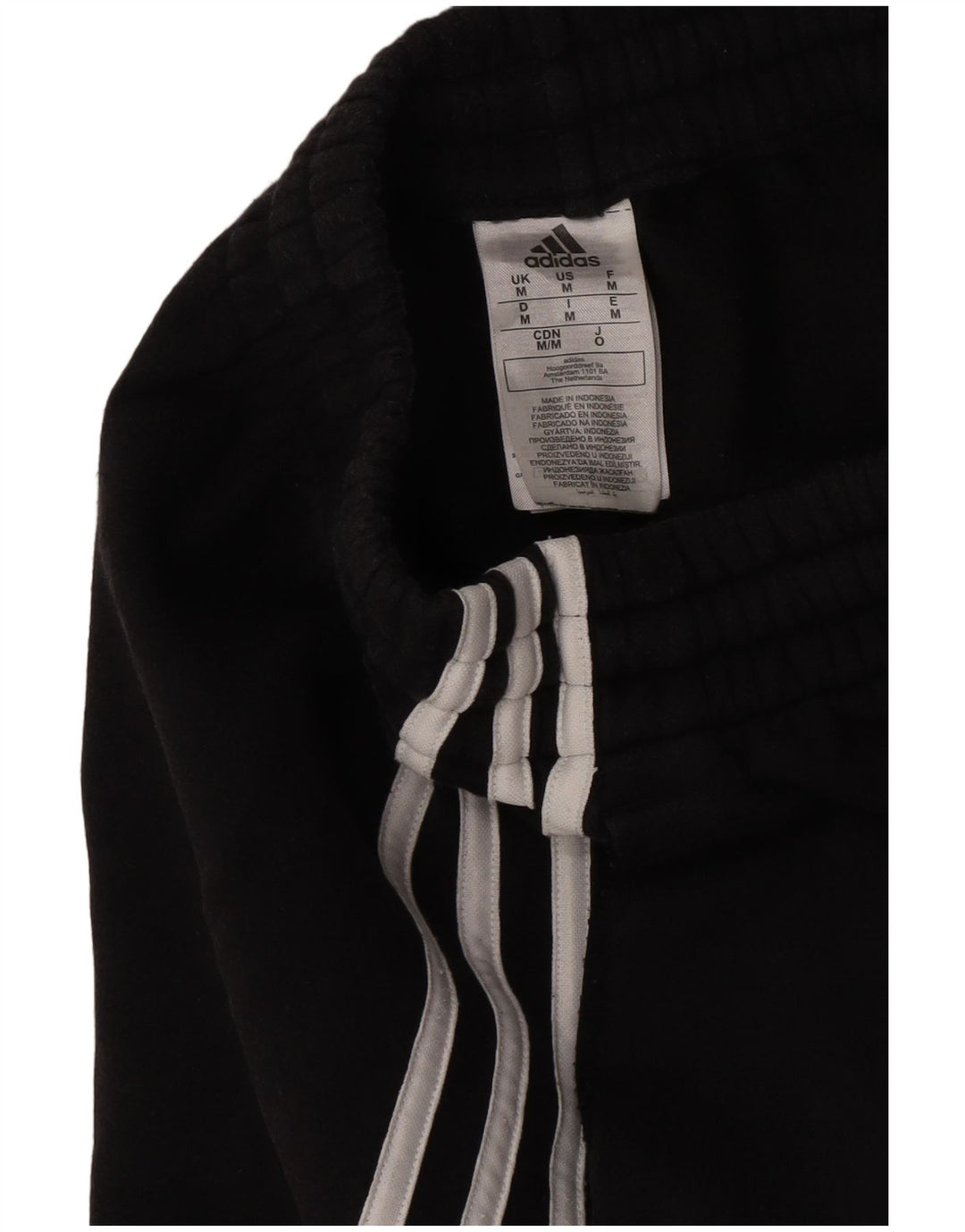 Adidas Pantalon de survêtement pour homme en coton noir moyen