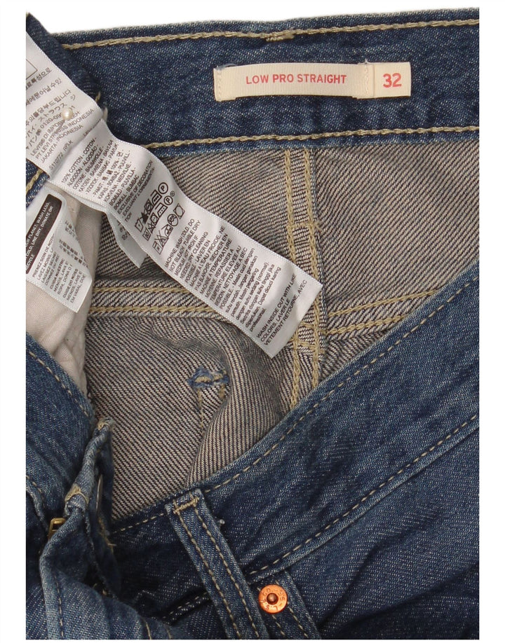 Levi's Jean Low Pro Straight Homme W32 L32 Bleu Coton