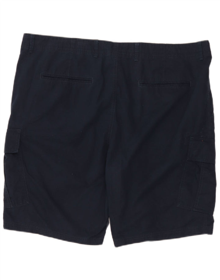 Marks & Spencer Short Cargo Homme W44 2XL Bleu Marine Coton