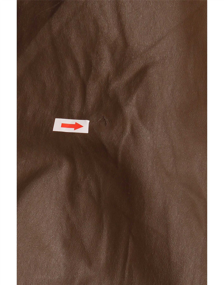 veste en cuir homme vintage IT 56 3XL Marron