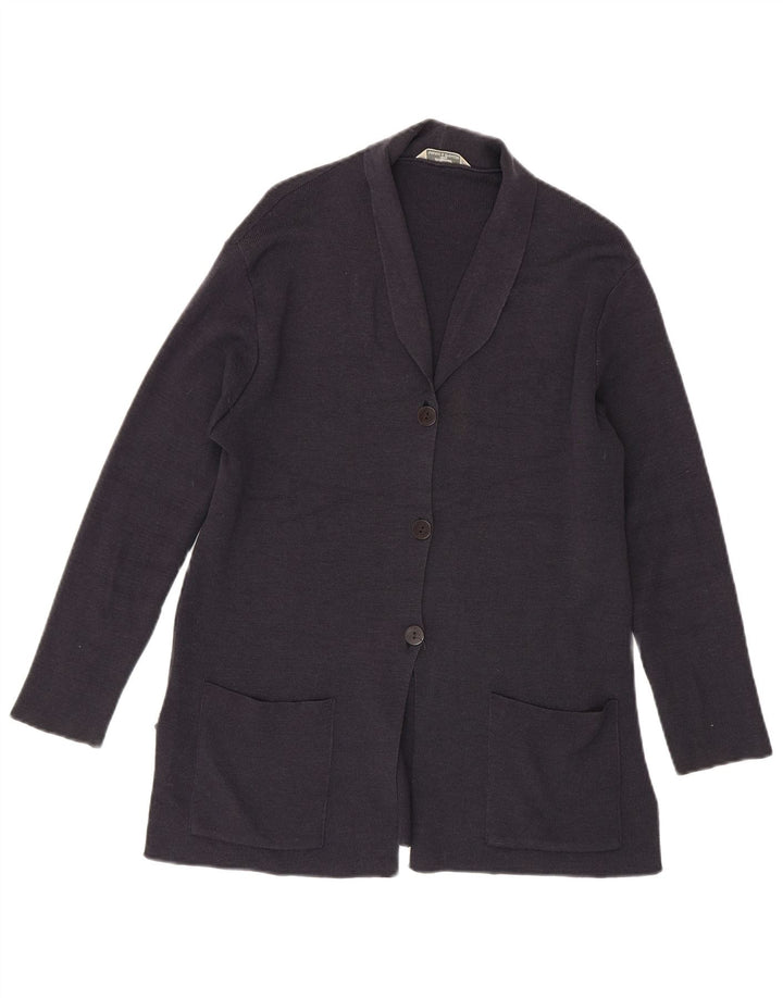 Marks & Spencer Pull cardigan surdimensionné pour femme UK 10 Petite laine violette