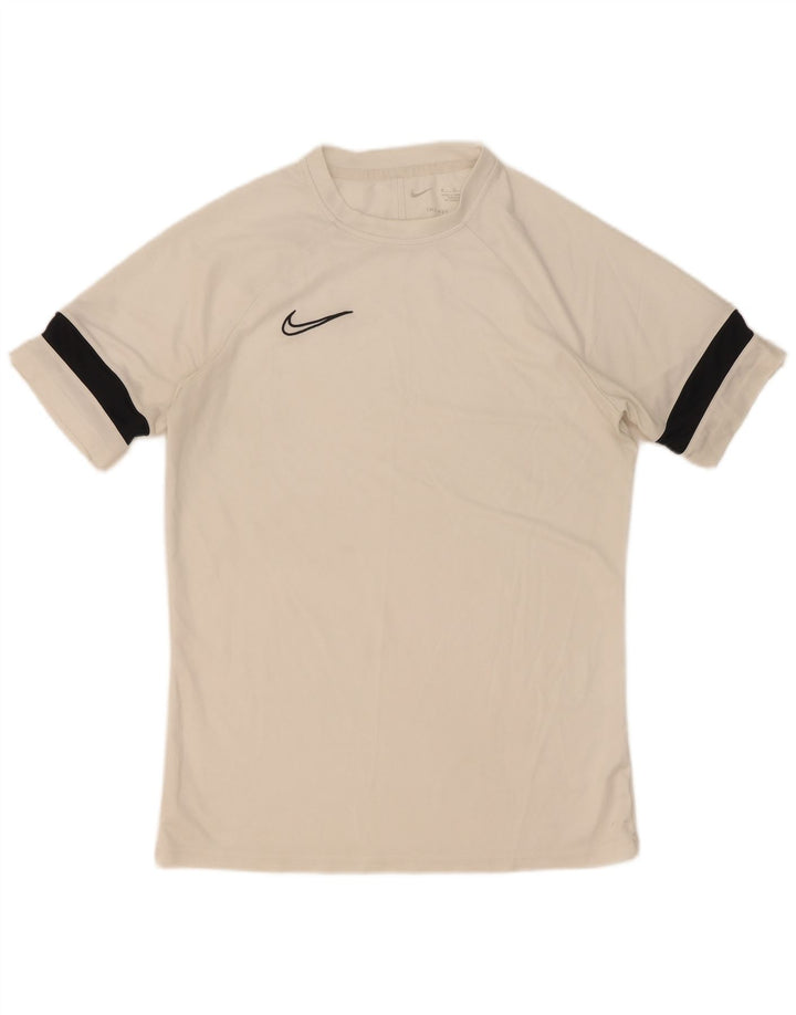 Nike T-Shirt Dri Fit Homme Blanc Moyen Colorblock