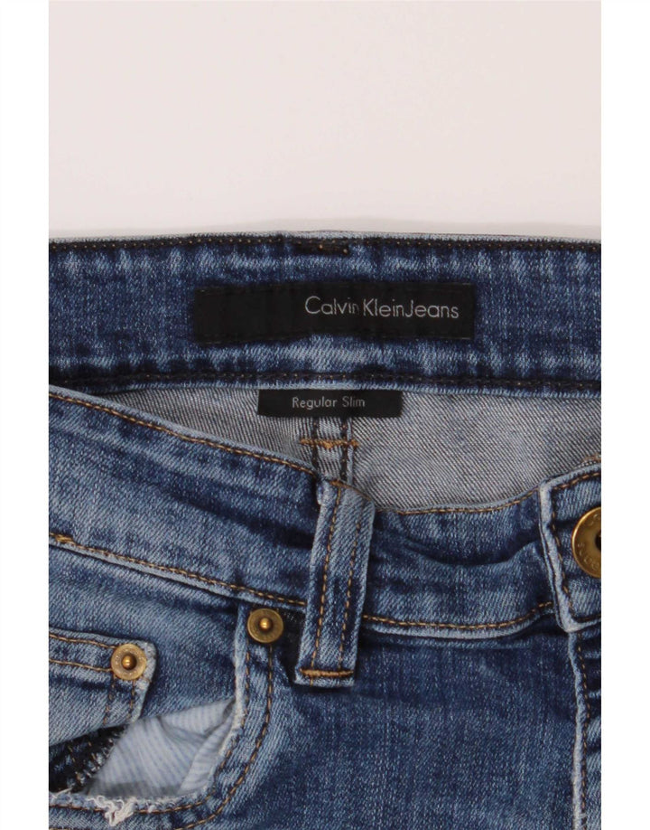 Calvin Klein Jean Slim Homme W34 L32 Bleu