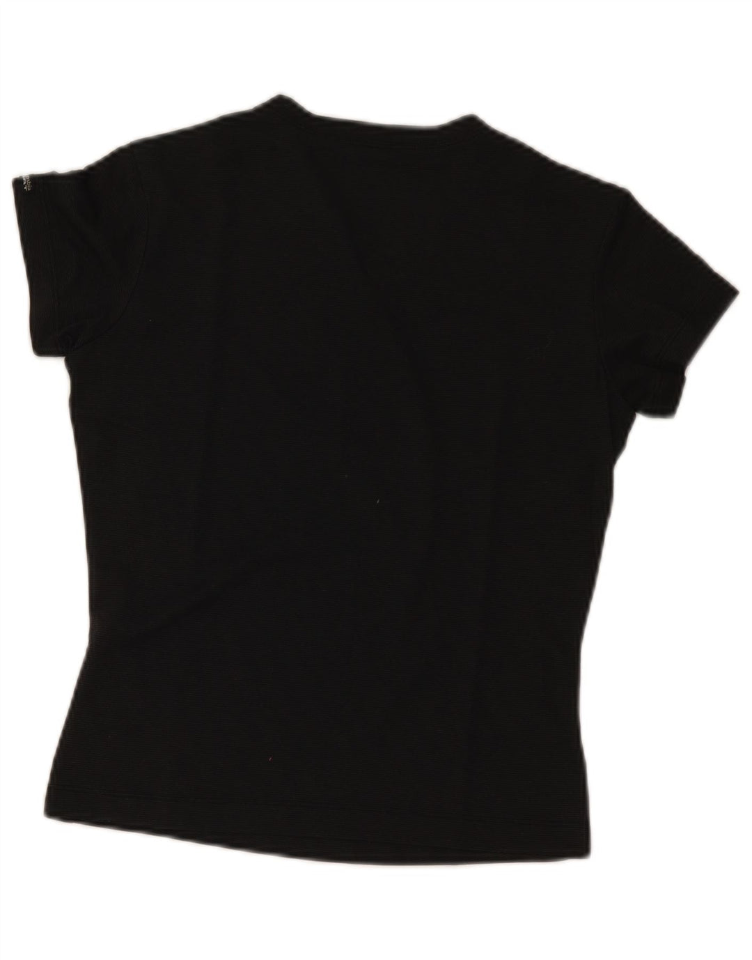Columbia T-Shirt Femme Top UK 12 Medium Noir Polyester