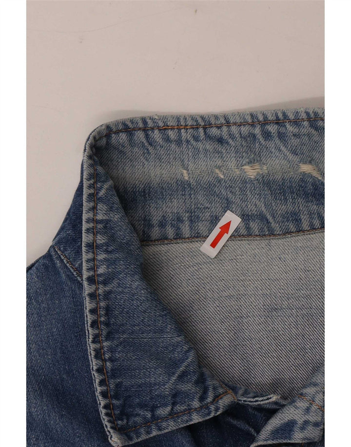 Veste en Jean Homme Rifle IT 48 Bleu Moyen Coton