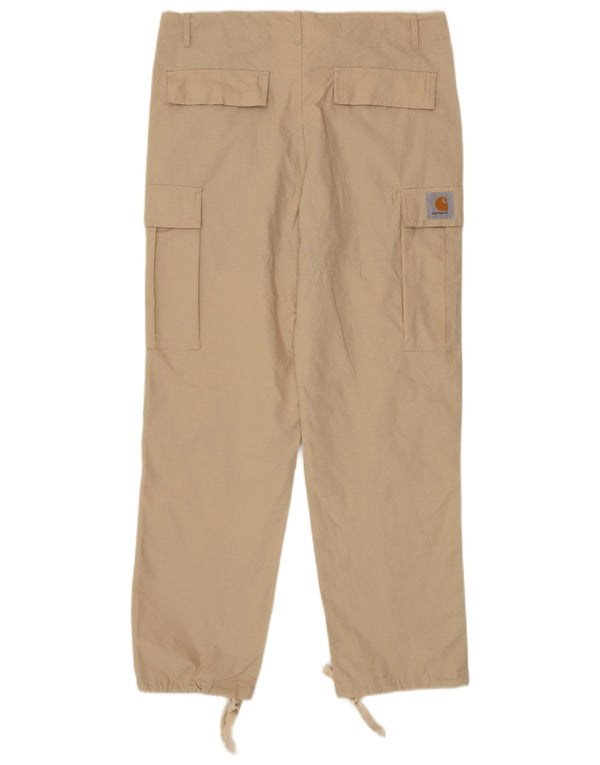 Carhartt Pantalon cargo droit pour homme Medium W34 L29 Coton beige