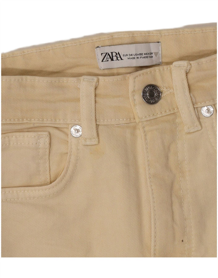 Zara Jean Bootcut Femme EU 34 2XS W24 L24 Beige