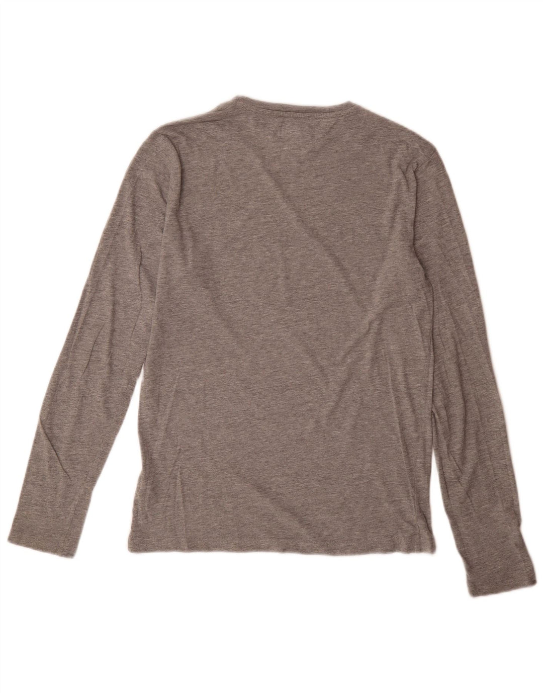 Tommy Hilfiger Haut à manches longues pour homme en coton moucheté gris petit