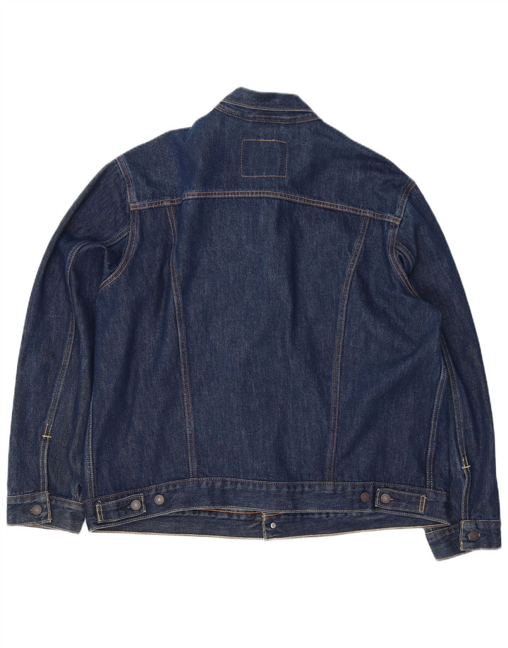 LEVI'S Veste en Jean Homme UK 42 XL Bleu Marine Coton