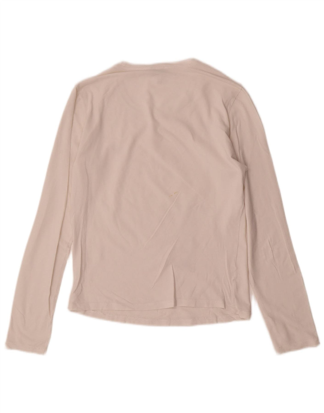 Armani Jeans Haut à manches longues pour femme UK 12 Medium Blanc