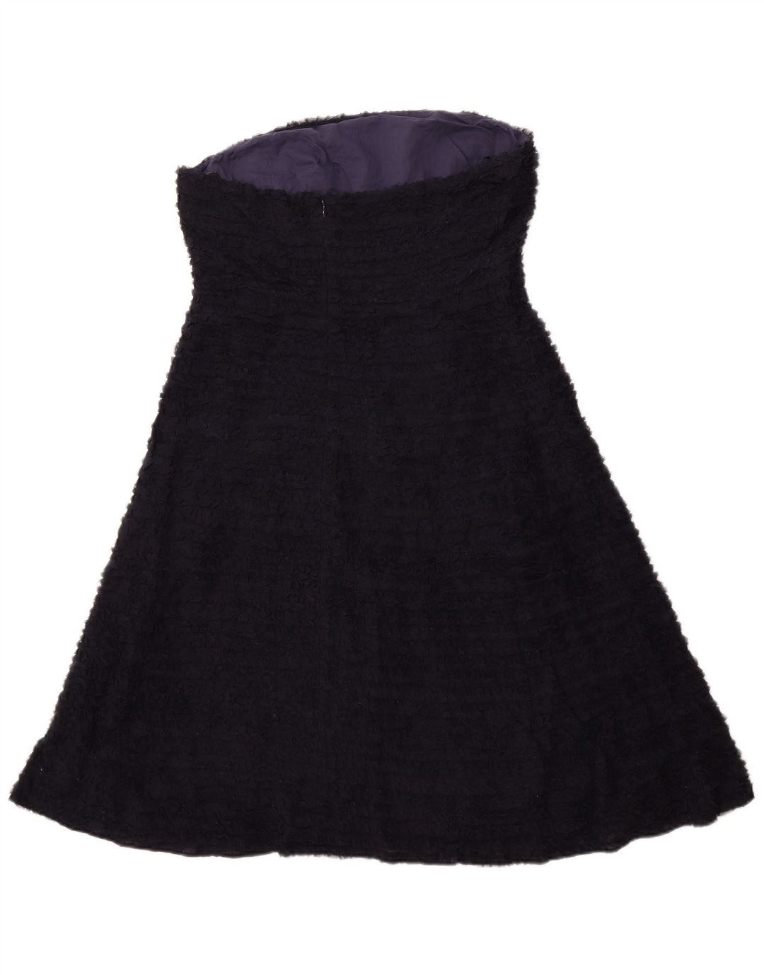 J. CREW Robe bustier pour femme UK 12 Bleu marine moyen