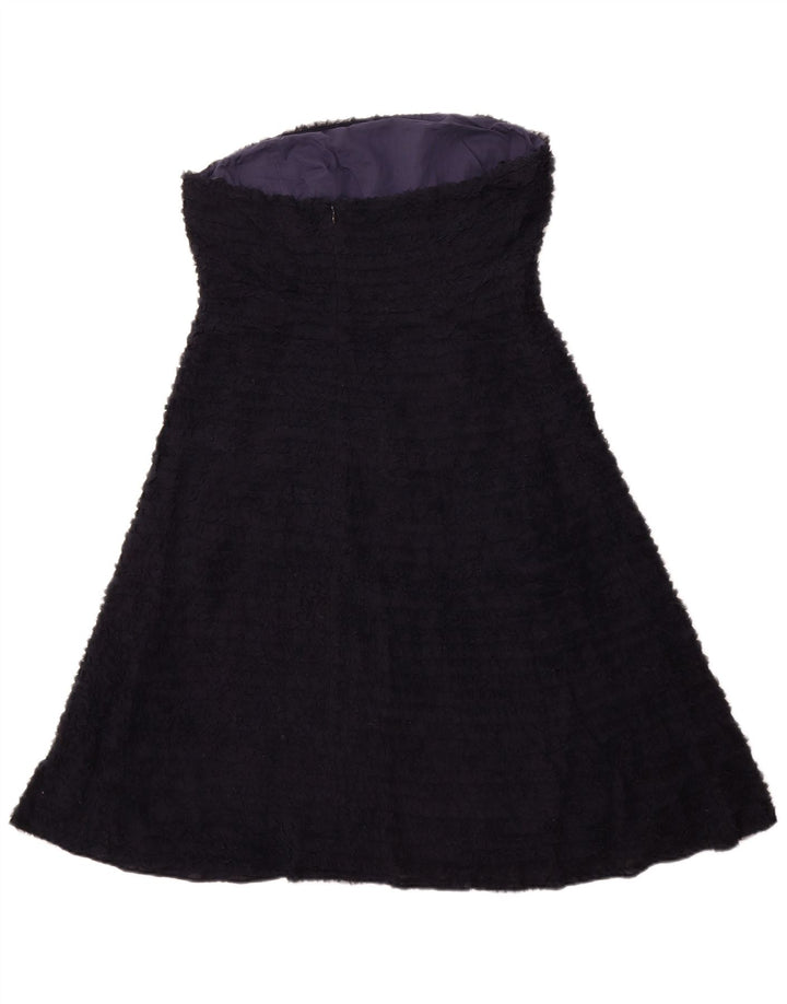J. CREW Robe bustier pour femme UK 12 Bleu marine moyen
