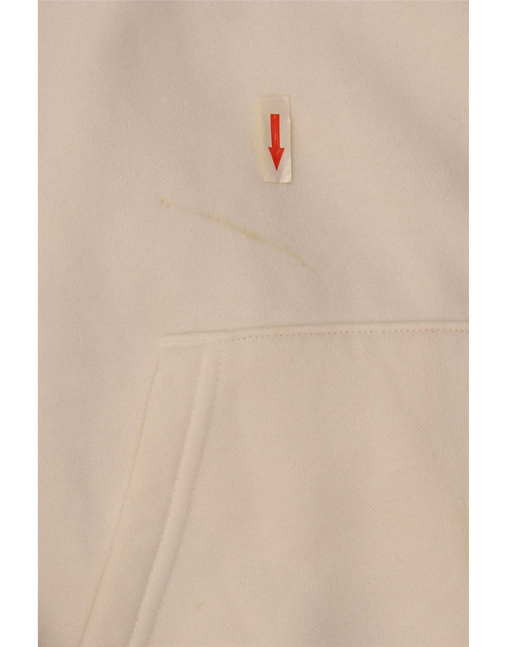 Puma Pull à Capuche Graphic Homme Blanc Moyen Coton