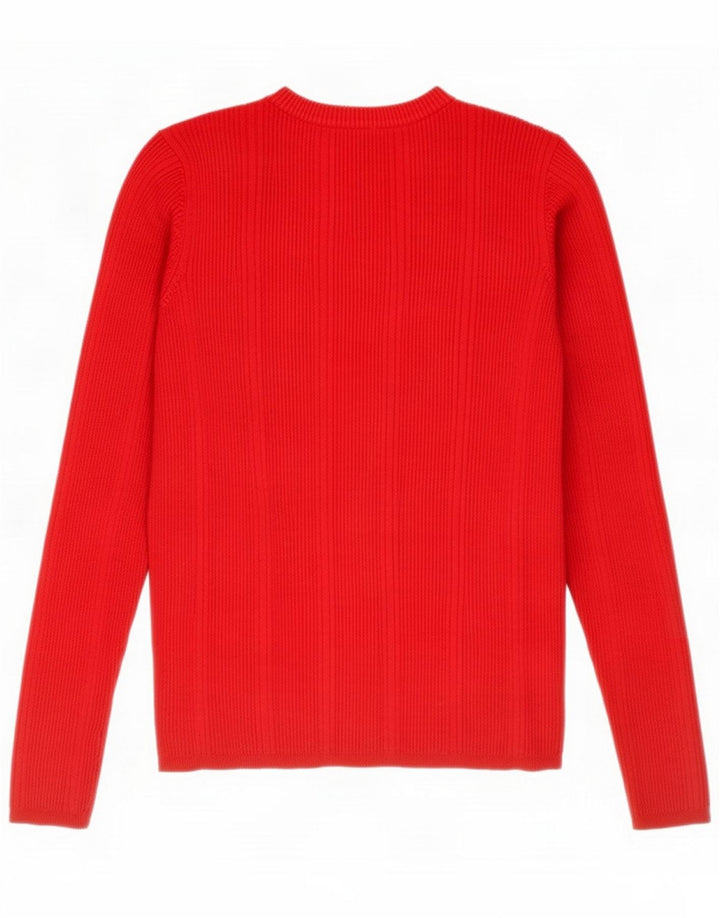 Marks & Spencer Haut à manches longues pour femme UK 14 Viscose rouge moyen