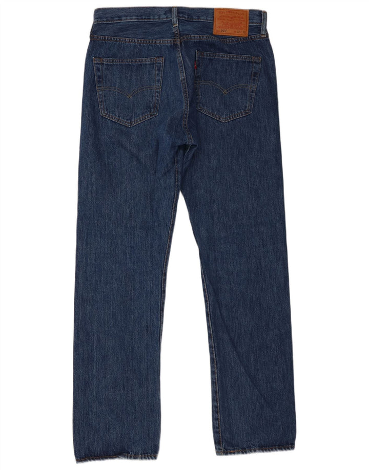 Levi's Jean Droit 501 Homme Bleu W32 L32 Coton