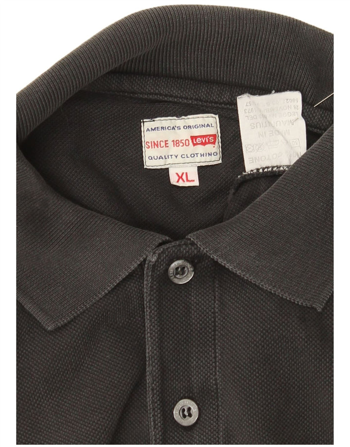 Levi's Polo Homme XL Gris Coton