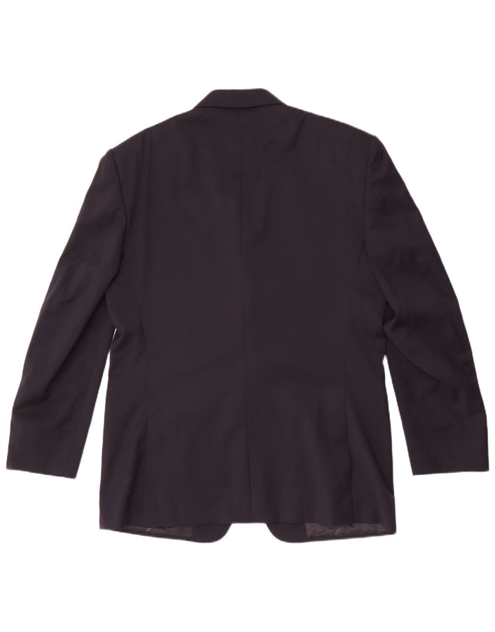 Cerruti 1881 Veste Blazer 3 Boutons Homme IT 52 XL Bleu Marine Laine