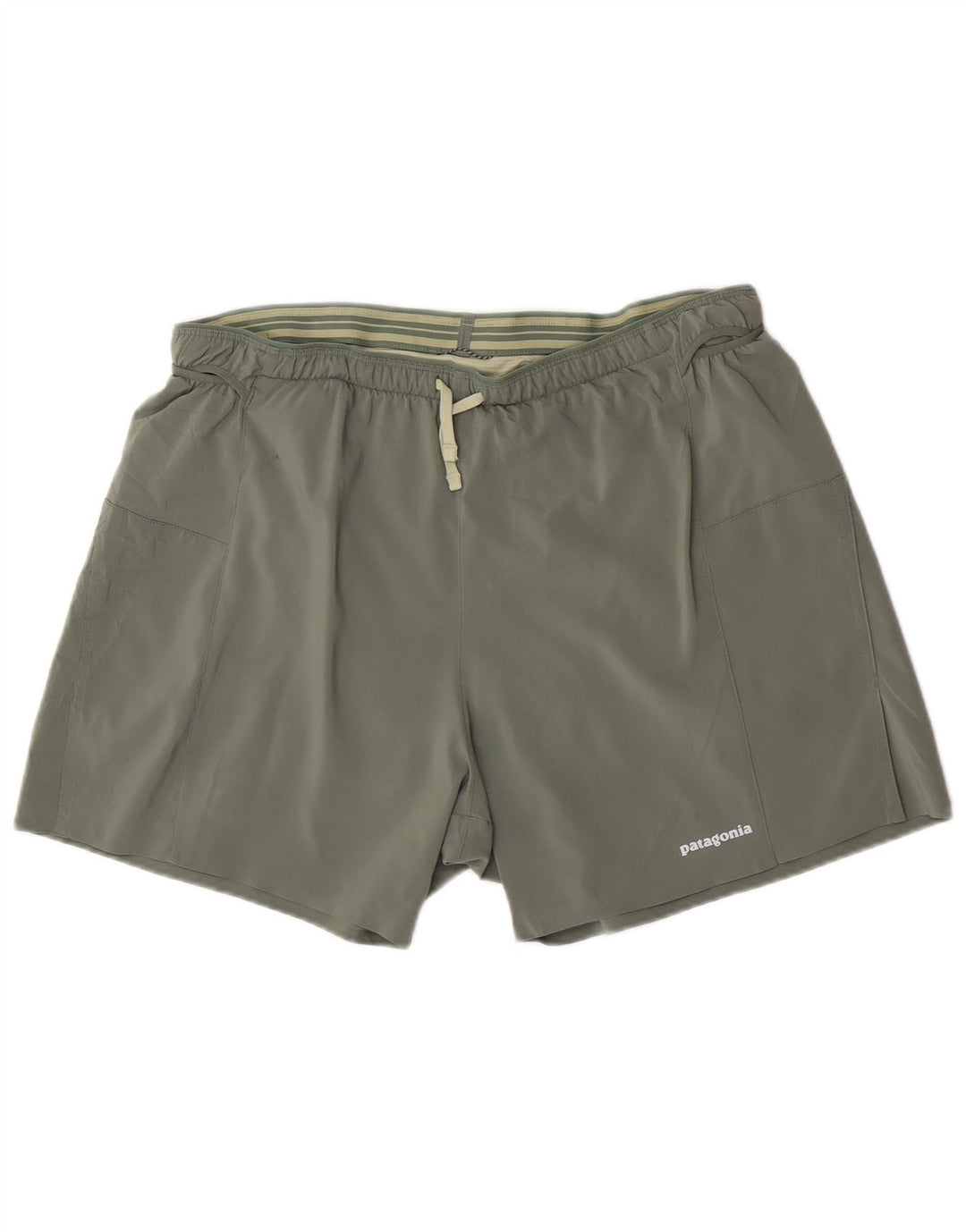 Patagonia Short de sport pour femme UK 14 Large Kaki Polyester