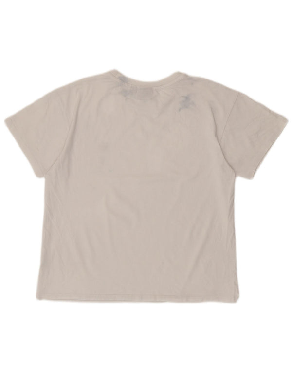 NAPAPIJRI T-Shirt Femme UK 14 Medium Blanc