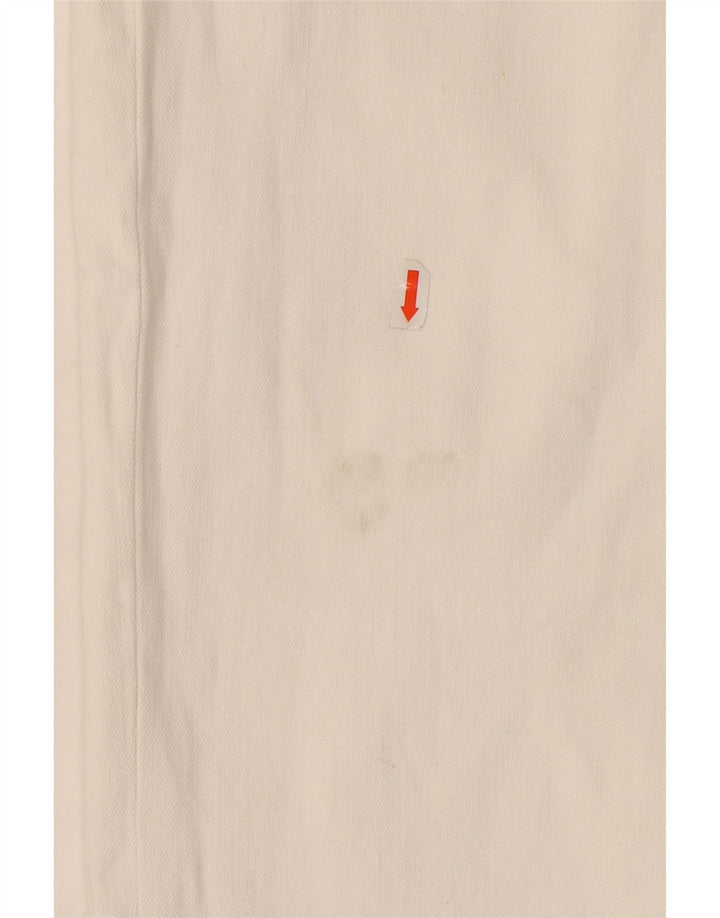 Marks & Spencer Jean droit régulier pour femme UK 20 2XL W40 L29 Blanc