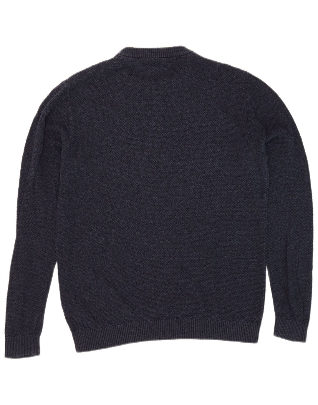 Jack & Jones Pull Col Rond Homme Bleu Marine Moyen Coton