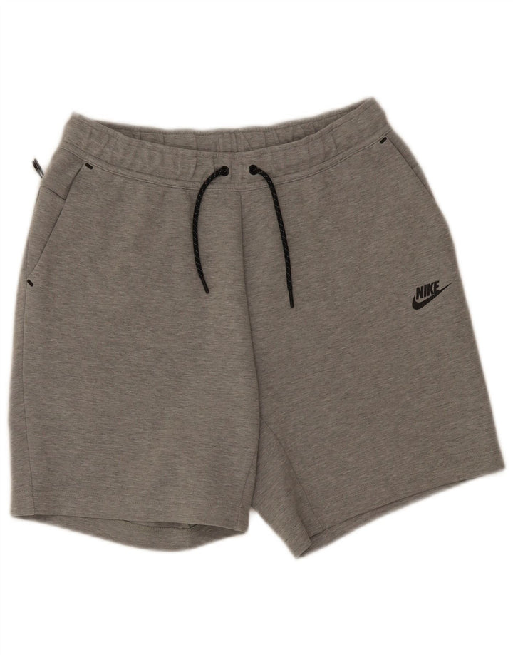 Short de sport Nike en coton moucheté gris moyen