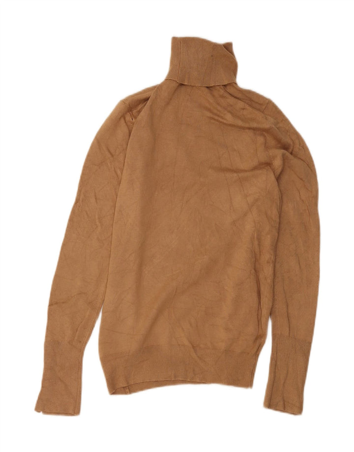 Zara Pull col roulé pour femme UK 12 Marron moyen