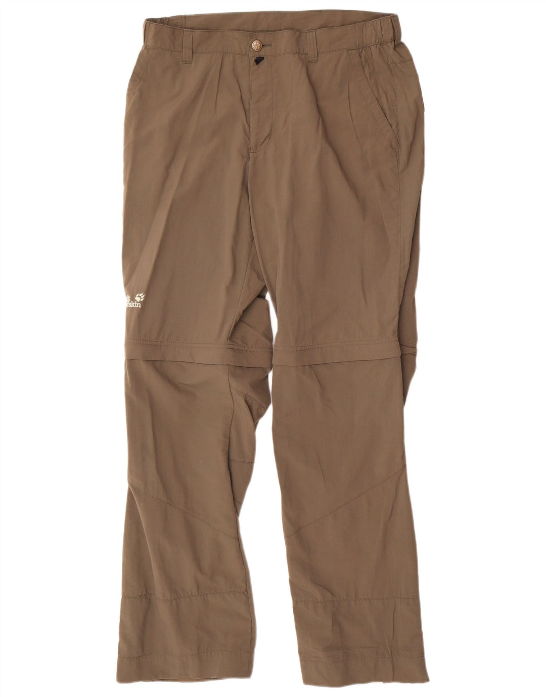 Jack Wolfskin Pantalon décontracté droit W36 L33 Beige Polyamide