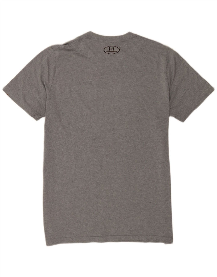 Under Armour Tee-Shirt Heat Gear Graphic Homme Gris Moyen