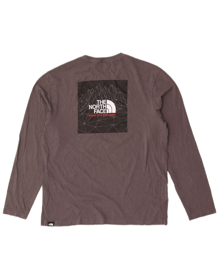 The North Face Haut graphique à manches longues pour homme Gris moyen