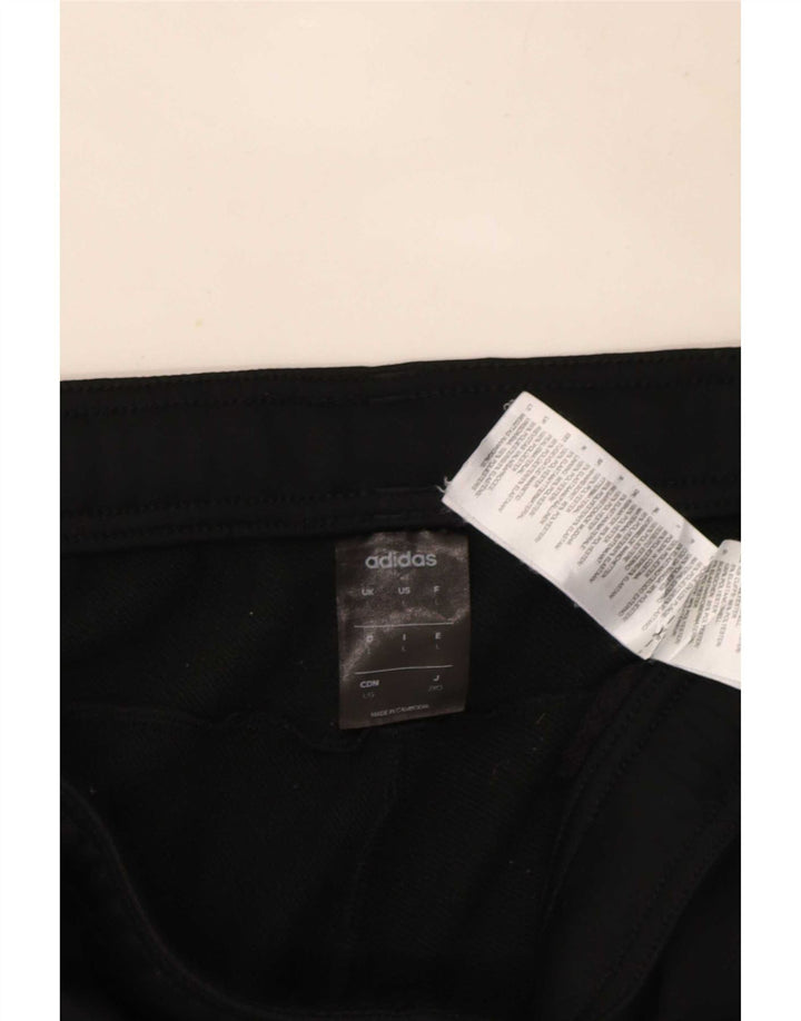 Adidas Pantalon de survêtement graphique pour homme Pantalon de jogging Large Noir Polyester