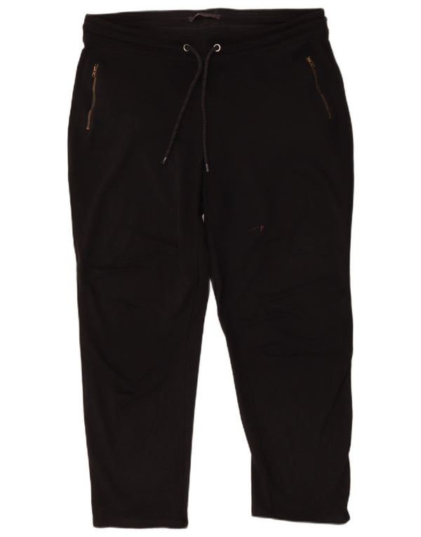 Marks & Spencer Pantalon de survêtement pour femme UK 16 Large Noir Viscose