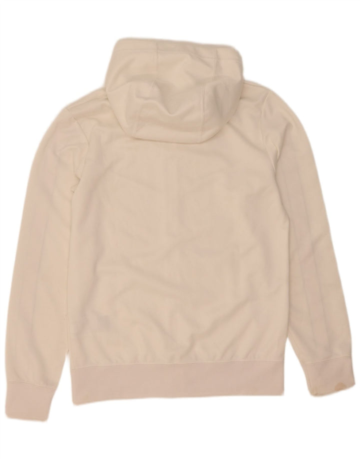 Nike Pull à capuche zippé pour homme Petit polyester color block blanc