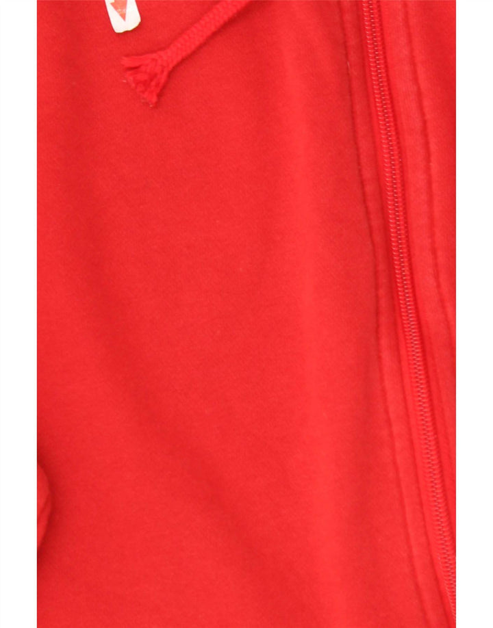 Adidas Pull à capuche zippé pour homme Grand coton rouge