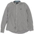 Crew Clothing Chemise Slim Fit Homme Bleu Moyen à Carreaux en Coton