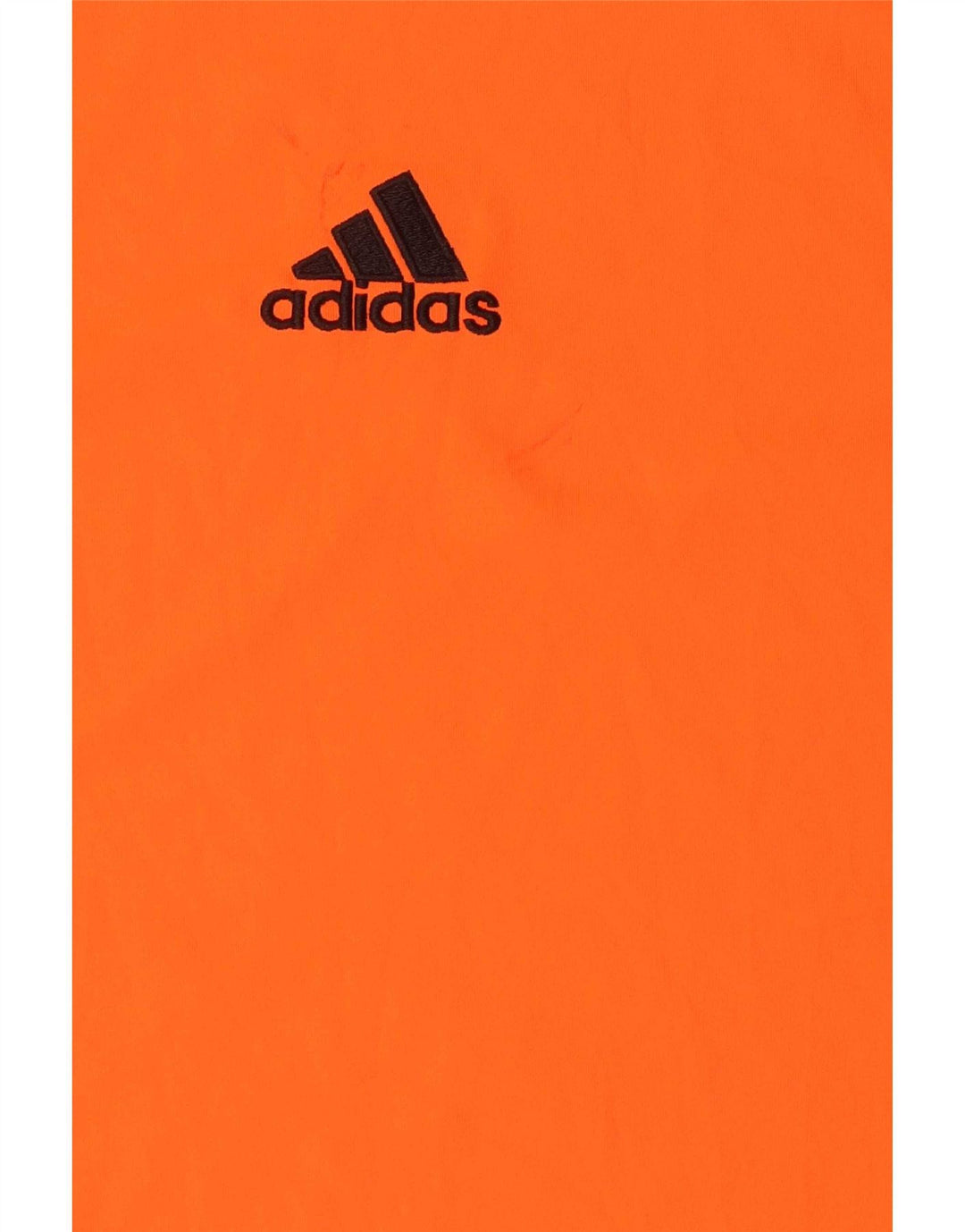 Adidas Hommes Climalite T-Shirt Haut Large Orange Rayé Polyester