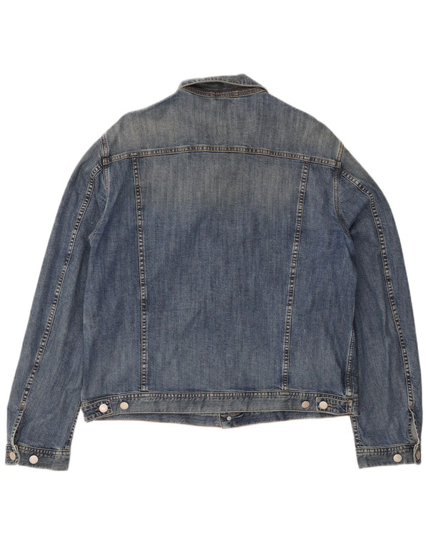Trussardi Jeans Veste En Jean IT 54 XL Bleu Coton Homme