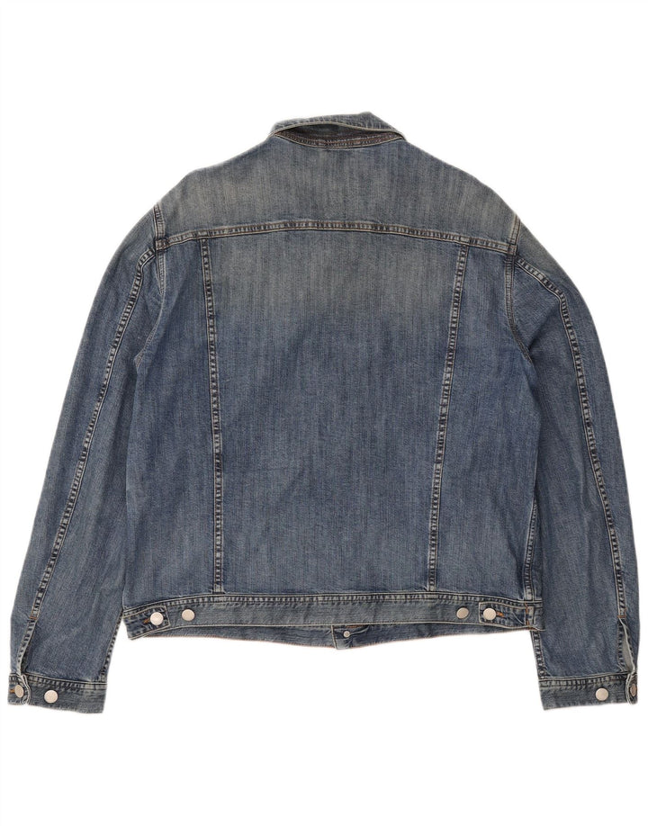 Trussardi Jeans Veste En Jean IT 54 XL Bleu Coton Homme