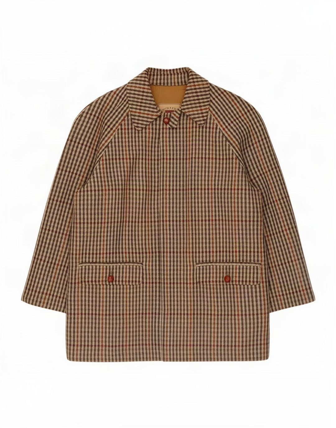 Norton & Wilson Manteau pour homme IT 52 XL Beige à carreaux
