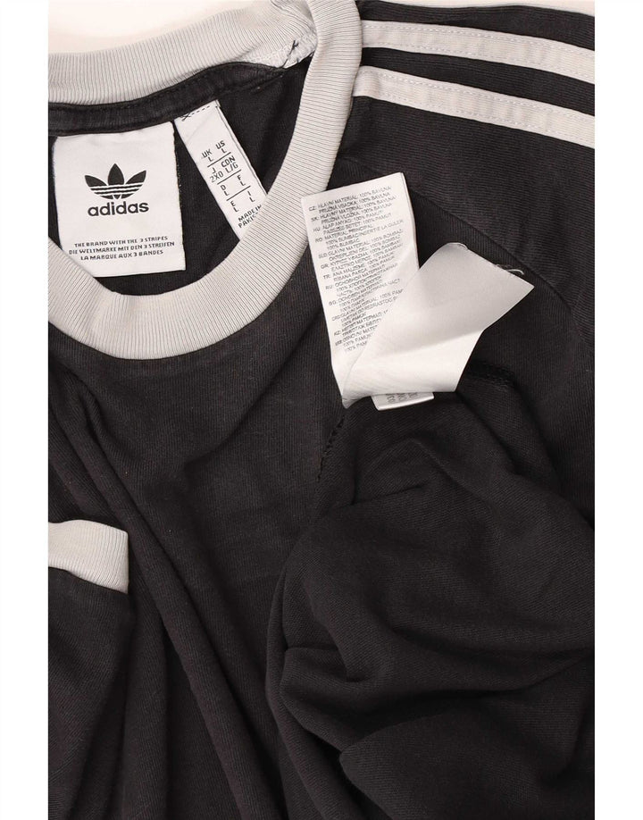 Adidas T-Shirt Homme Haut Grand Coton Noir
