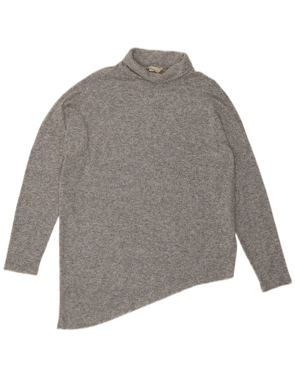Phase Eight Pull col roulé pour femme UK 18 XL Gris Viscose