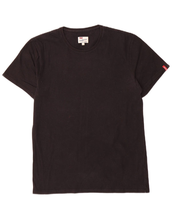 Levi's T-Shirt Homme Noir Large Coton