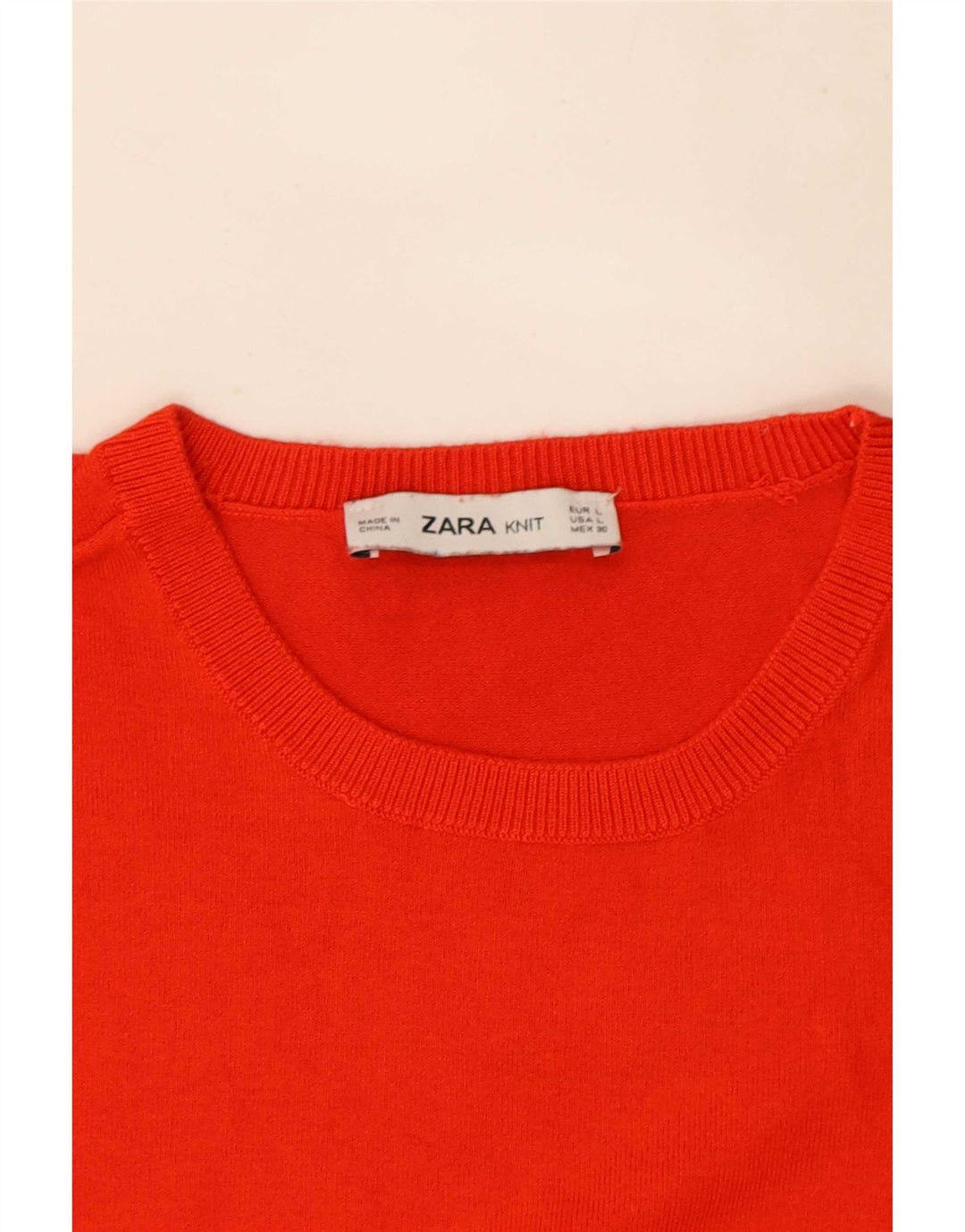 Zara Womens Vest Débardeur UK 14 Large Rouge