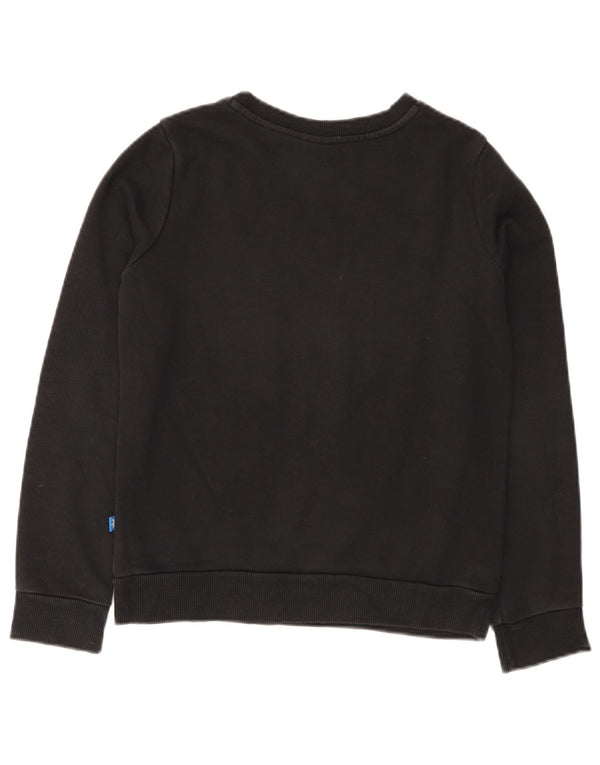 Adidas Sweat-shirt graphique pour femme UK 6 XS Noir Coton