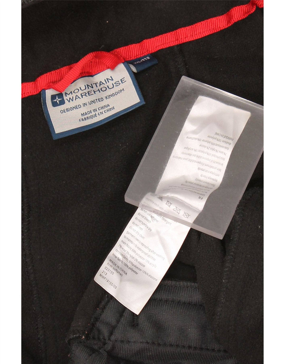 MOUNTAIN WAREHOUSE Veste de survêtement à capuche pour homme 2XL Gris Colorblock