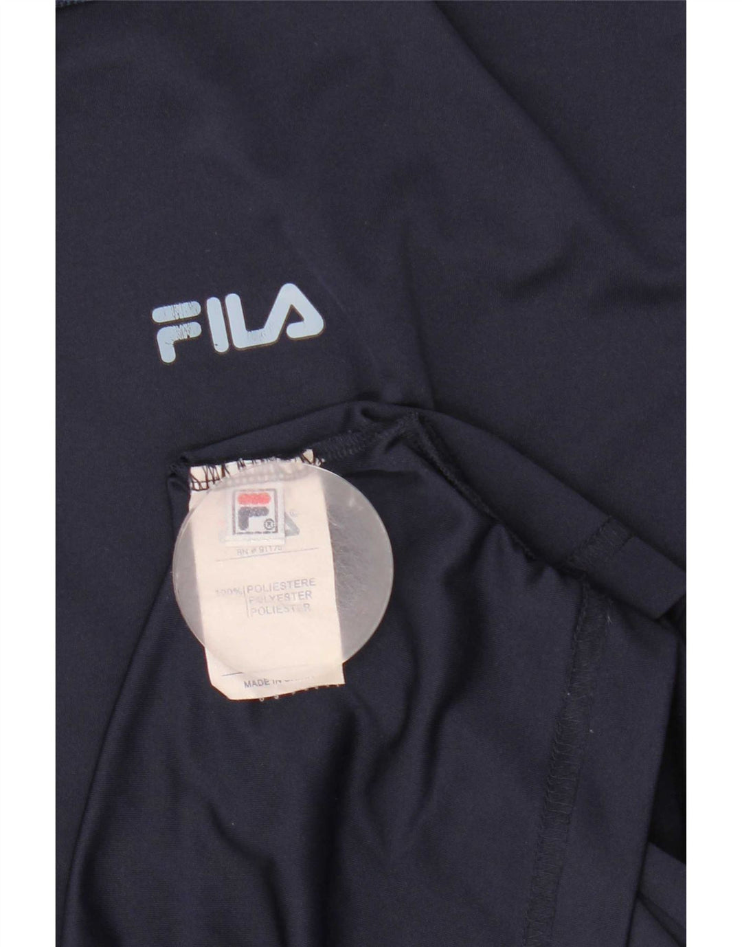 Fila Polo Homme Large Bleu Marine Colourblock