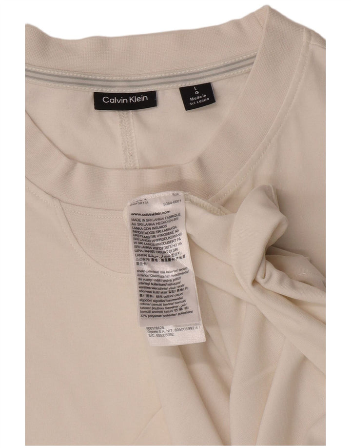 Calvin Klein T-Shirt Homme Grand Blanc Coton